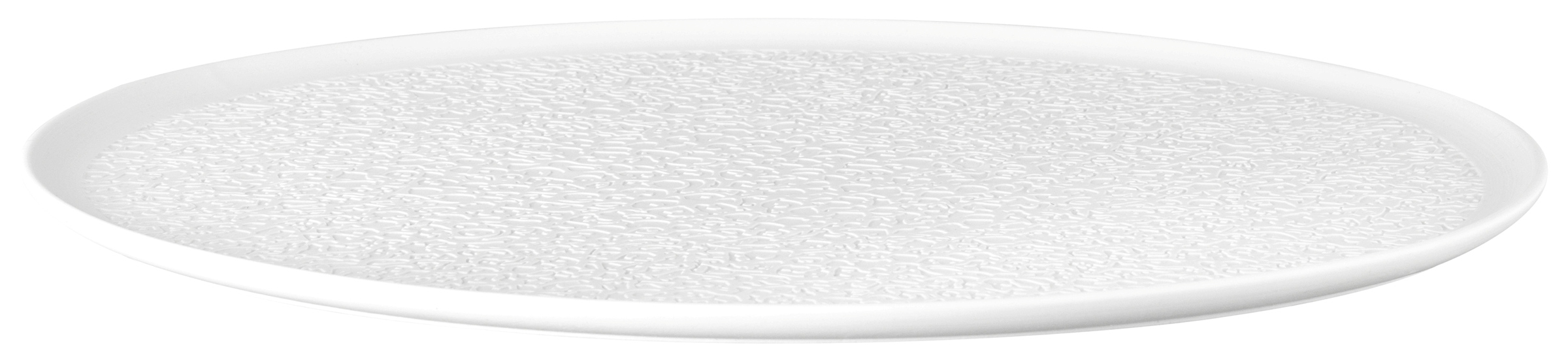 Seltmann Weiden, Nori : Weiss Bisquit - Platte rund, Vollrelief, 37,5 cm