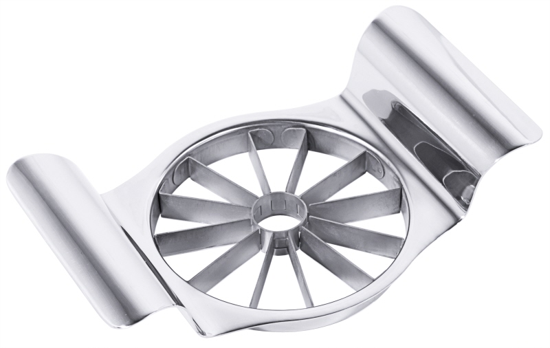 Apfelteiler, Edelstahl, L: 19,5 cm, D: 10 cm, H: 5 cm