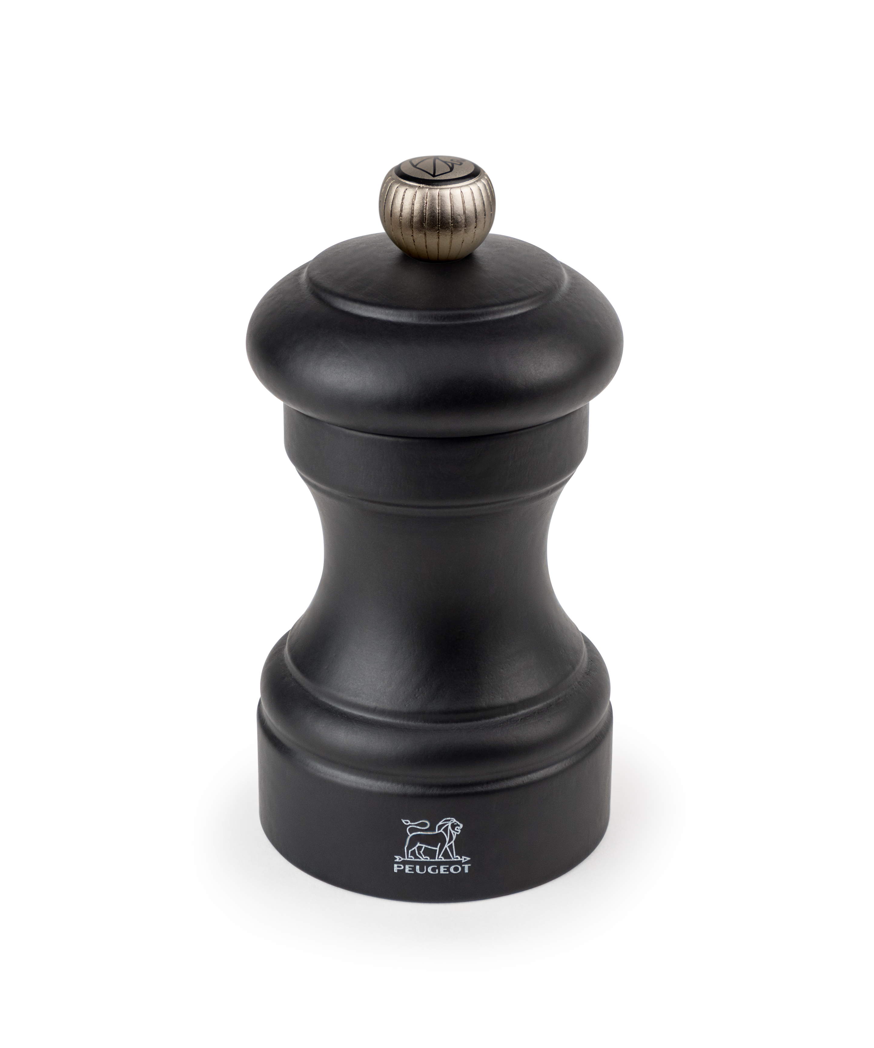 Peugeot : Bistro - Pfeffermühle, manuelle Buchenholz-Mühle, Größe: 10 cm, Farbe: schwarz matt