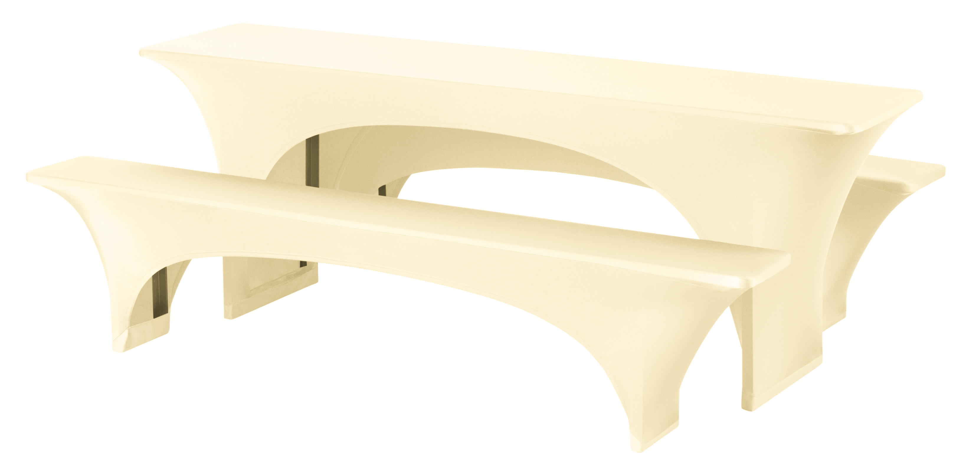 Biertischgarnitur Fortune, 3-teilig, Easy Jersey 210 g/ m²