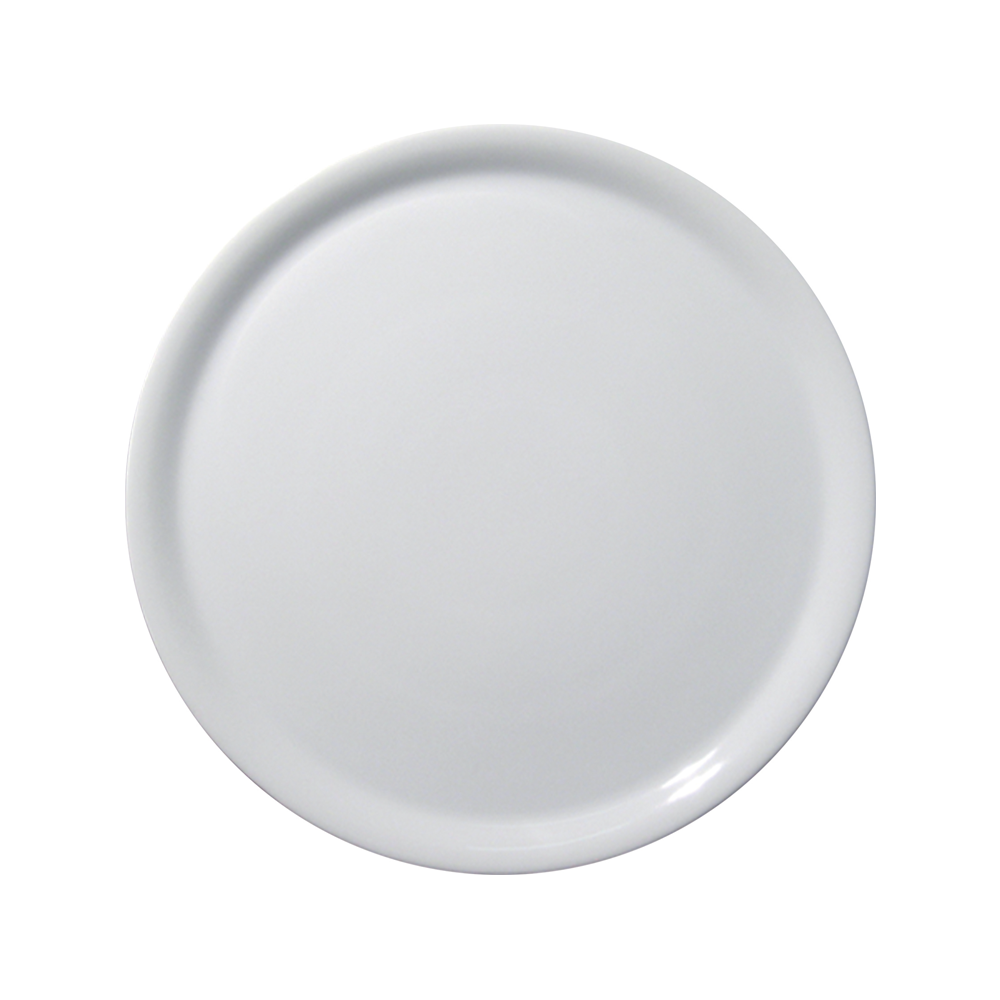 Saturnia, Napoli - Pizzateller rund, uni, weiß, 33 cm