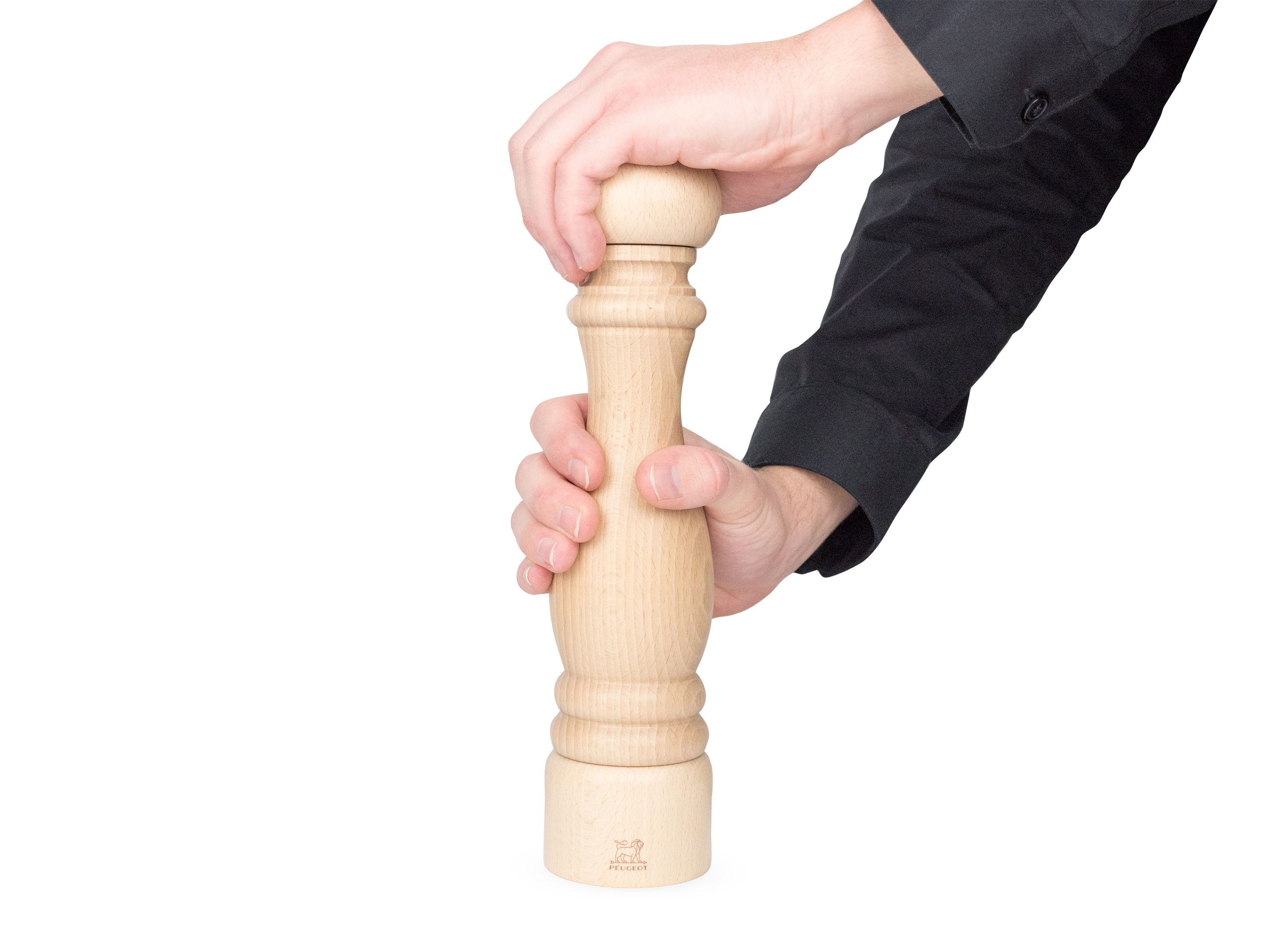 Peugeot : Paris - Pfeffermühle, manuelle Buchenholz-Mühle, Größe: 30 cm, Farbe: natur