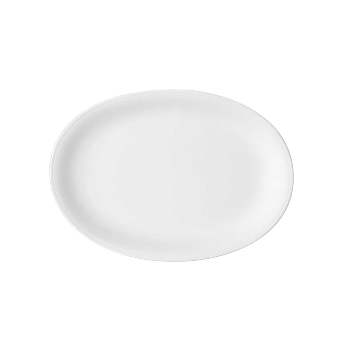 Bauscher, Smart - Platte oval, weiss, uni, 29 x 20 cm