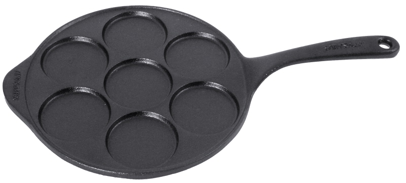 Eisenguss-Blinispfännchen, D: 23 cm, H: 1,5 cm