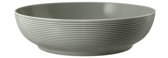 Seltmann Weiden, Beat : Perlgrau - Foodbowl mit Relief, 25 cm/ 2,35 ltr.