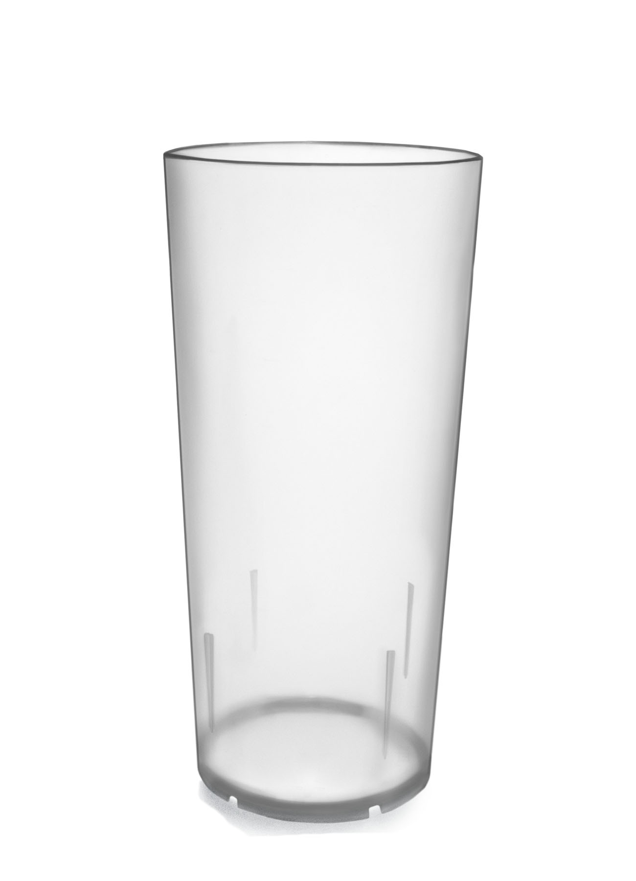 Aku, Mehrweg - Trinkbecher 500 ml m. F 0.5 ltr. |-|, Polypropylen, D: 8 cm, H: 16 cm, Fb. Milchig