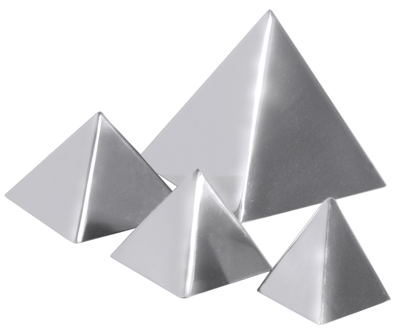 Pyramide, EdSt., I: 0,025 ltr., 4 x 4 cm, H: 4 cm