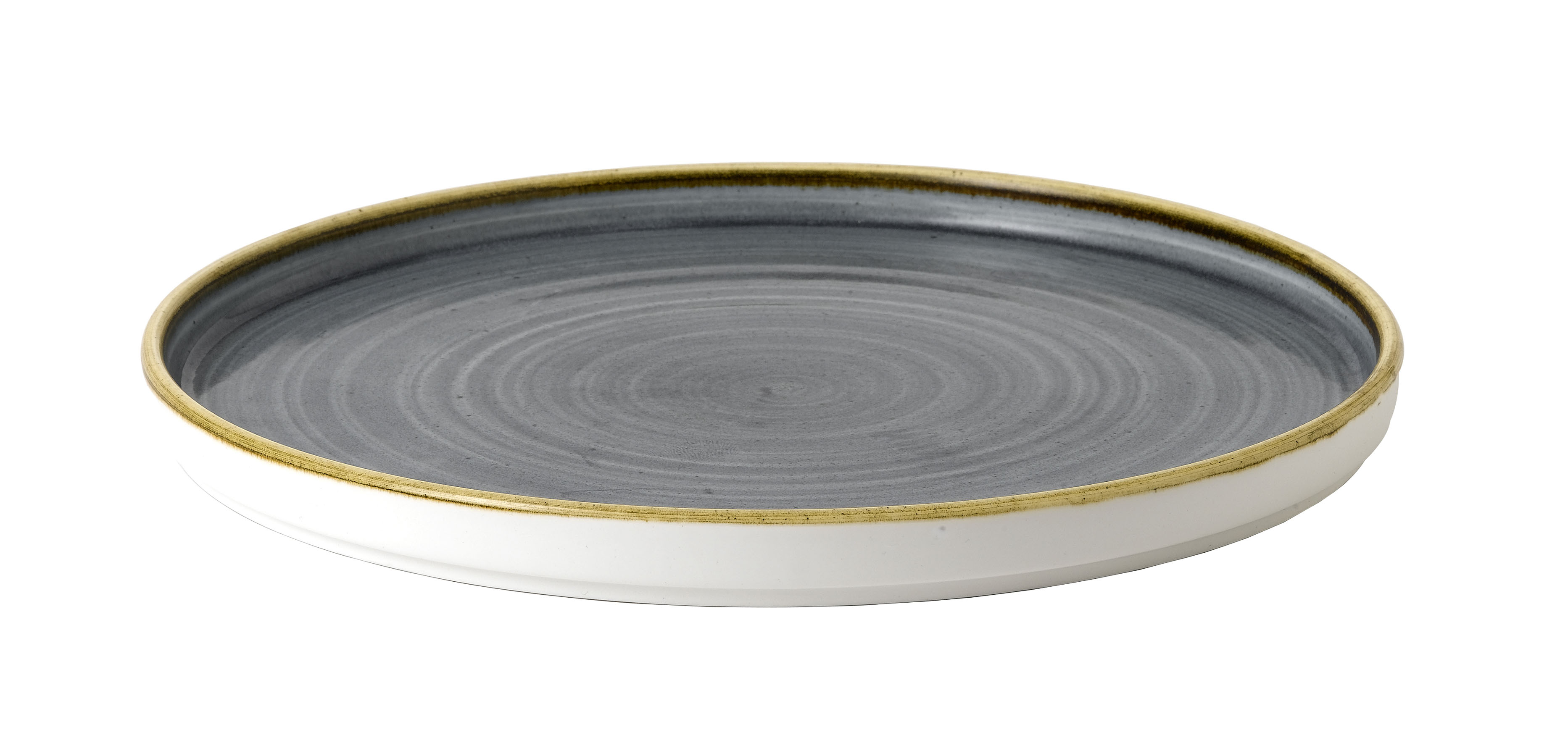 Churchill, Stonecast : Blueberry - Teller flach m. erhöhten Rand, 26 x 2 cm