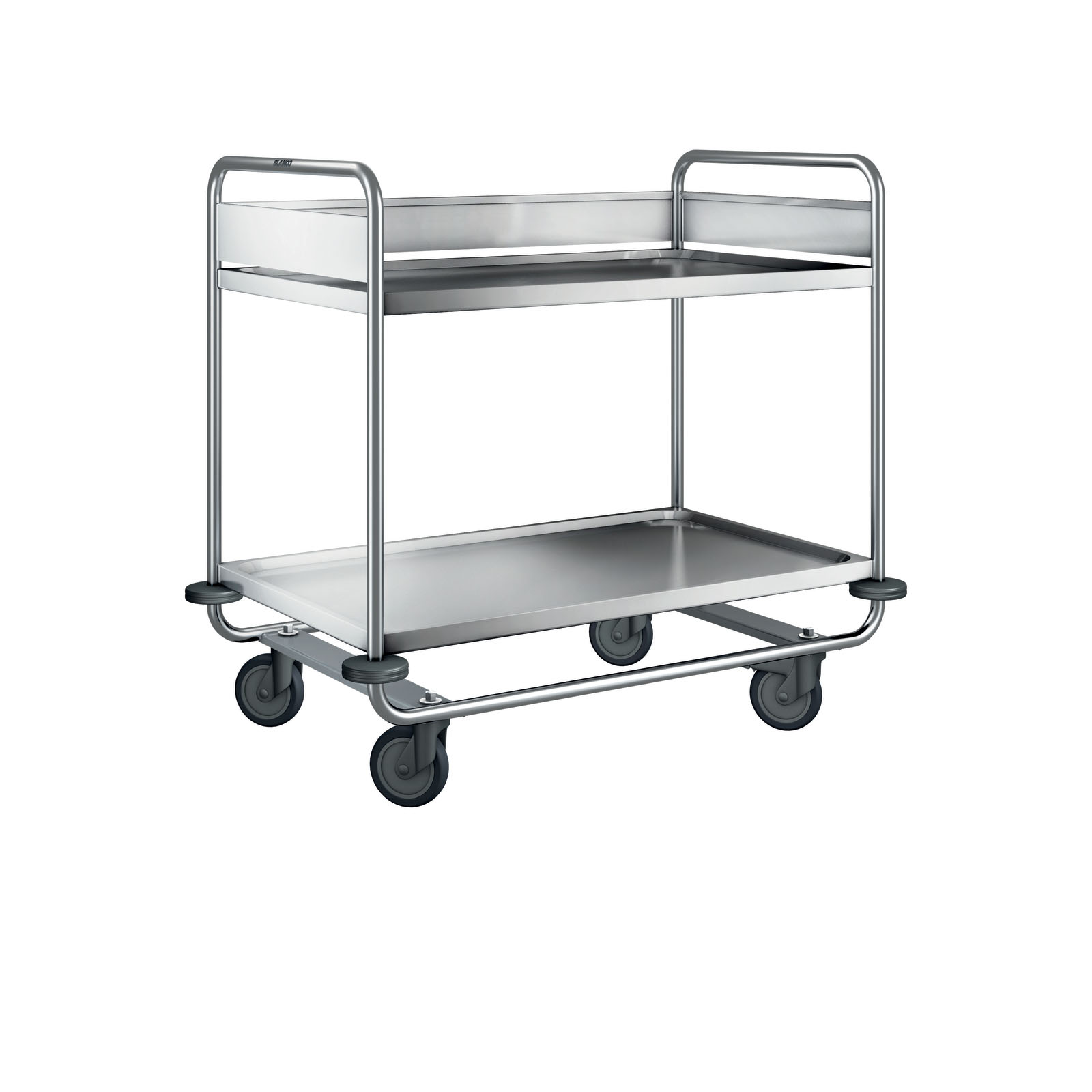 Abräumwagen ARW 10 X 6-2, 2 Borde 100 x 60 cm, max. 80 kg/ Bord, Trgf.: 160 kg, LxBxH: 110 x 70 x 101 cm