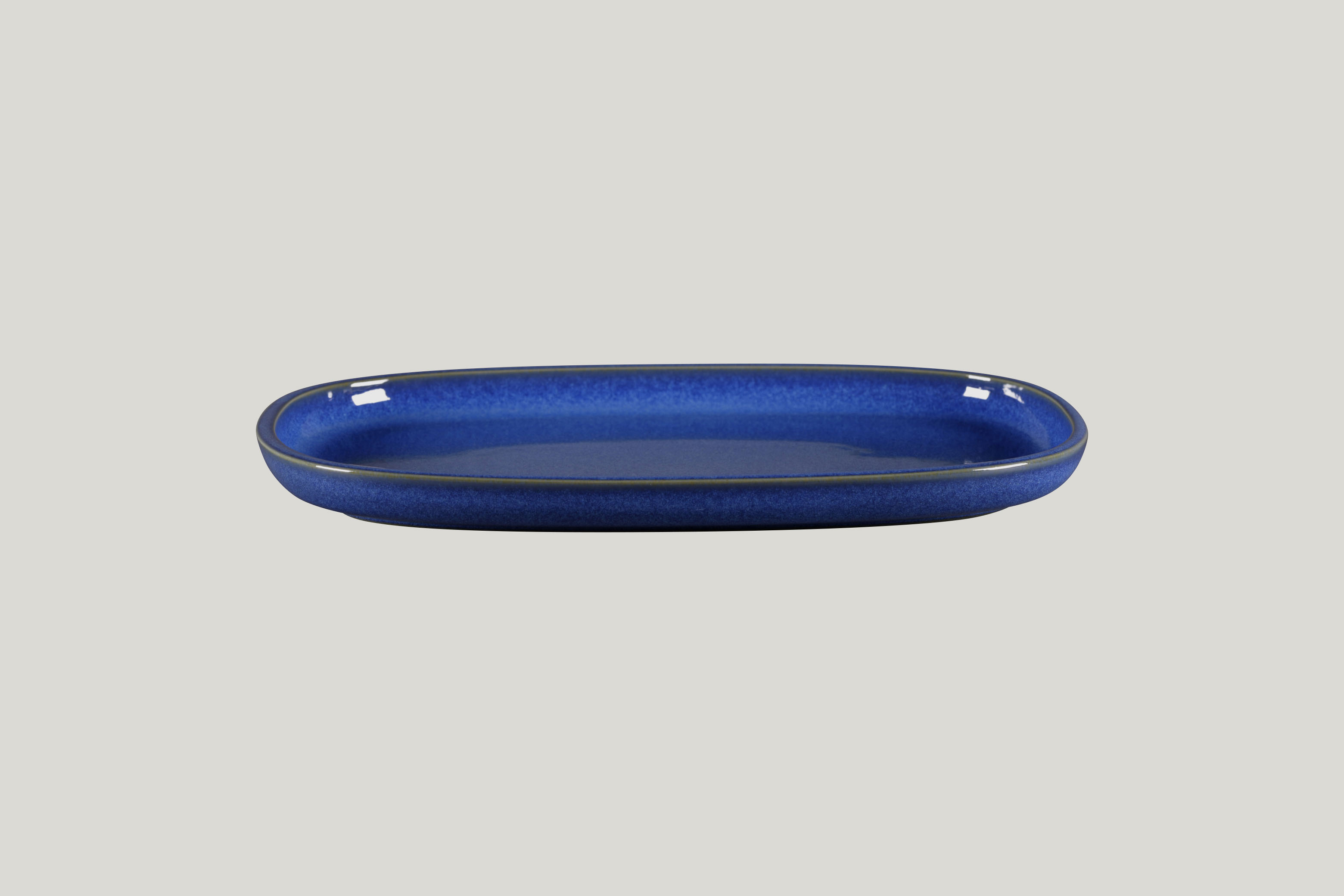 RAK, Ease : Cobalt - Platte oval flach 30,2 x 20 x 2,5 cm