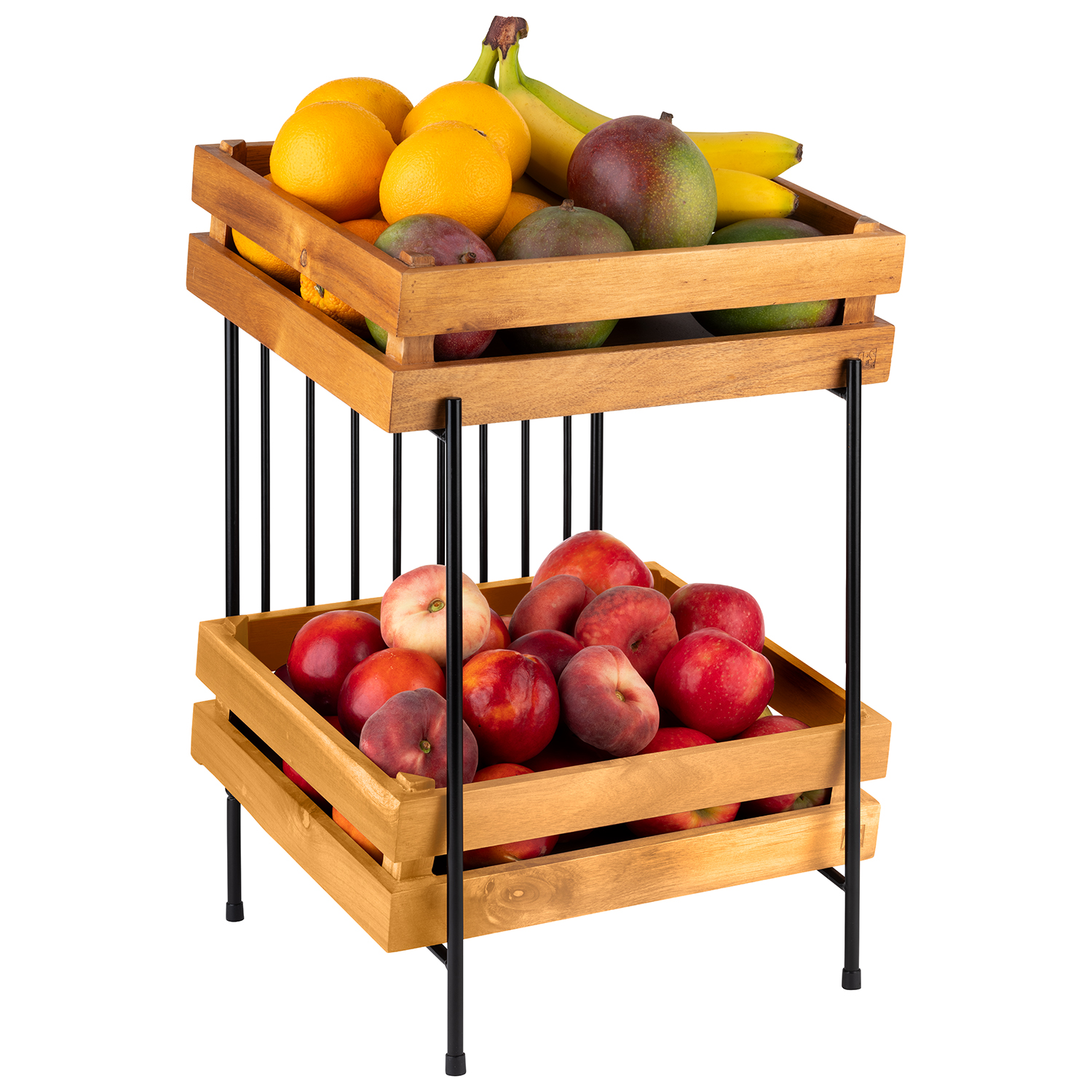 Buffetgestell SUPERBOX, Metall schwarz, passend für GN 1/2 Superboxen, 29 x 32,5 x 48 cm