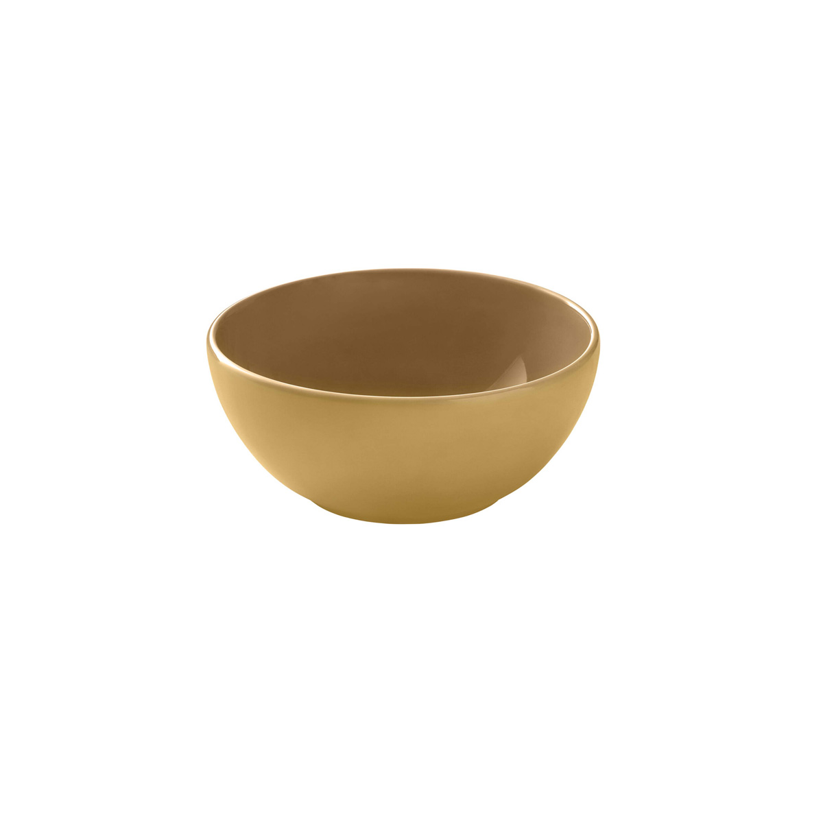 Bauscher, Sandstone : Dekor 700667 Dark Yellow Uni - Schale 12,1 cm/ 0,36 ltr.
