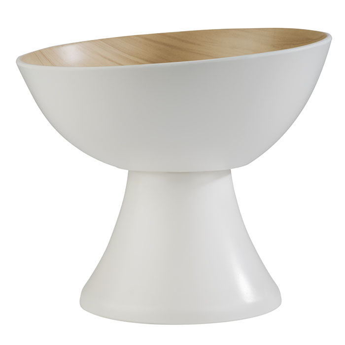 Ständer FRIDA, D: 16,5 cm, H: 12 cm, Melamin, weiß, mit Antirutsch-Ring