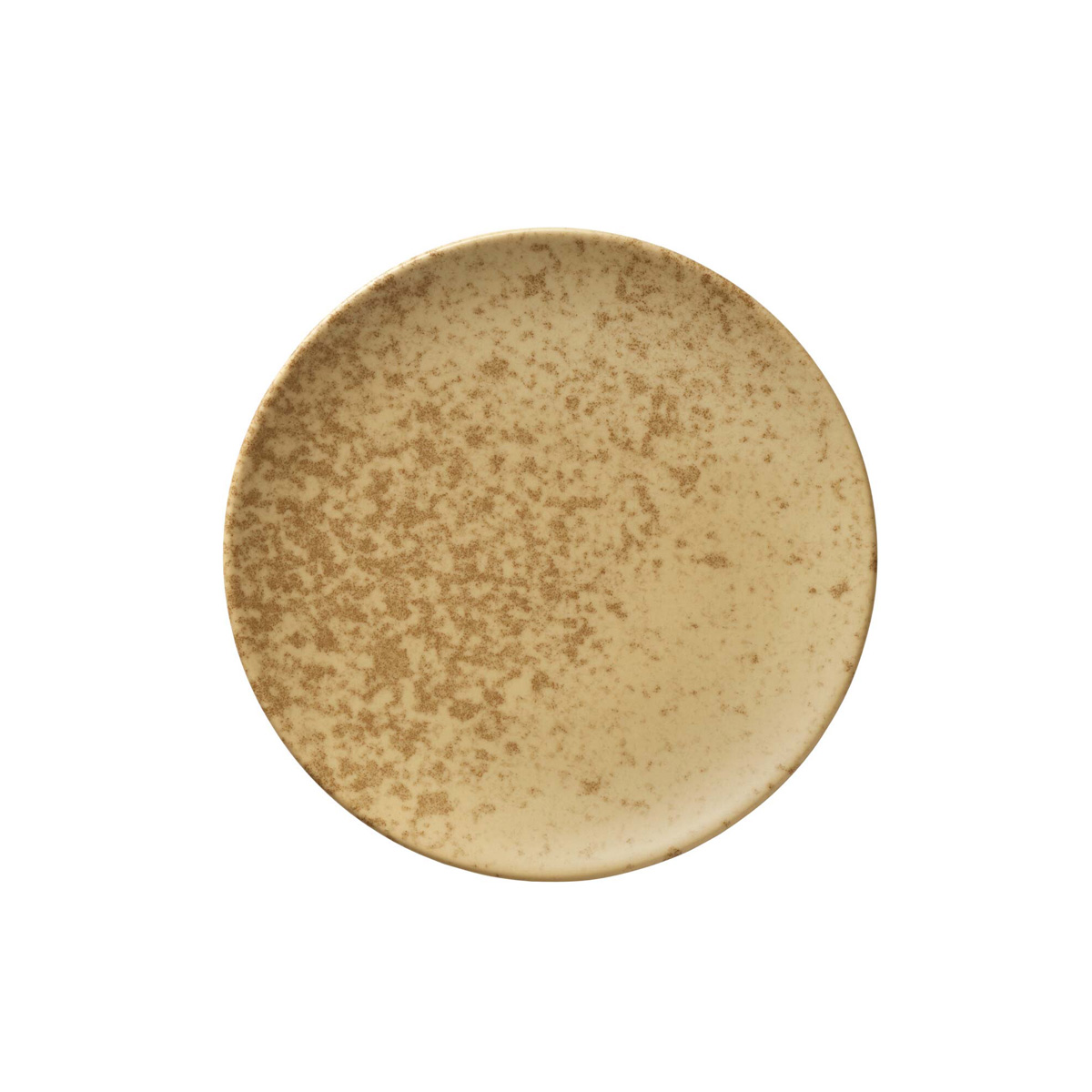 Bauscher, Sandstone : Dekor 426078 Dark Yellow - Teller flach coup rund 23 cm