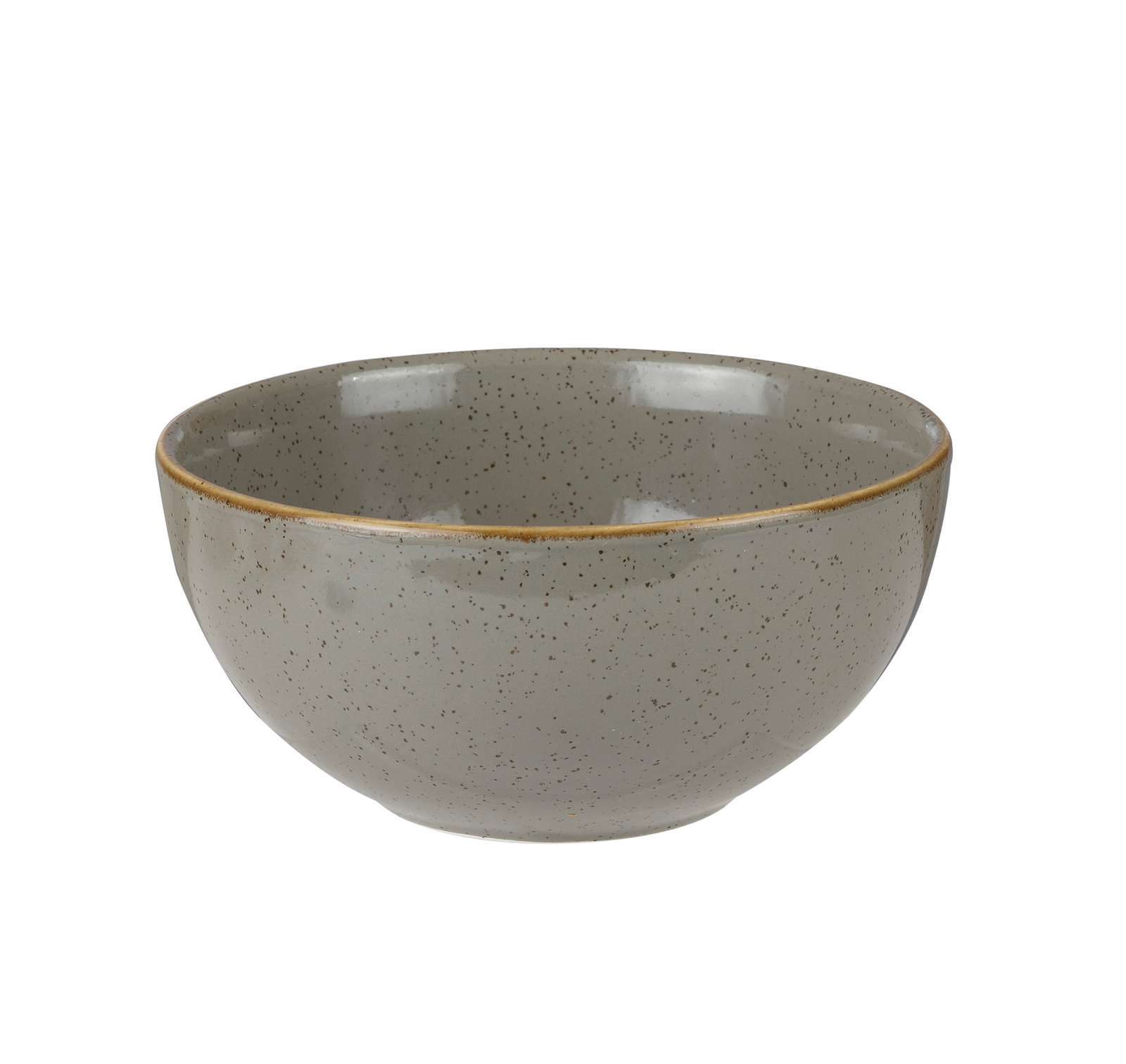 Churchill, Stonecast : Peppercorn Grey - Soup & Cereal Bowl, 13,2 x 6,3 cm/ 0,47 ltr.