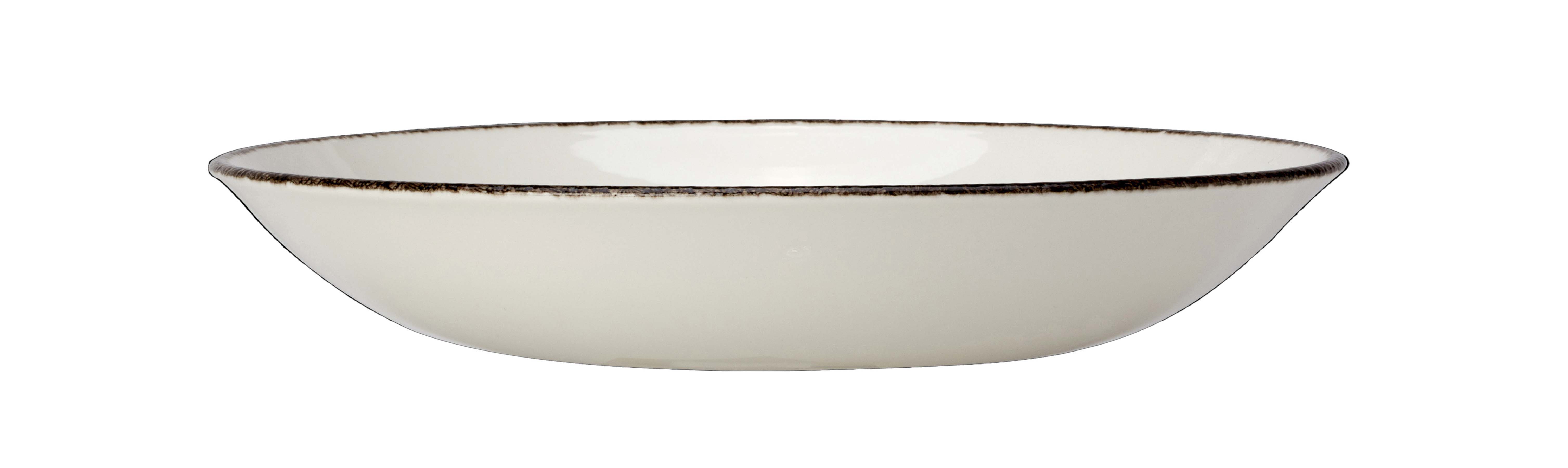 Steelite, Dapple : Charcoal 1756 - Teller tief Coup, 25,2 cm/ 1,2 ltr.