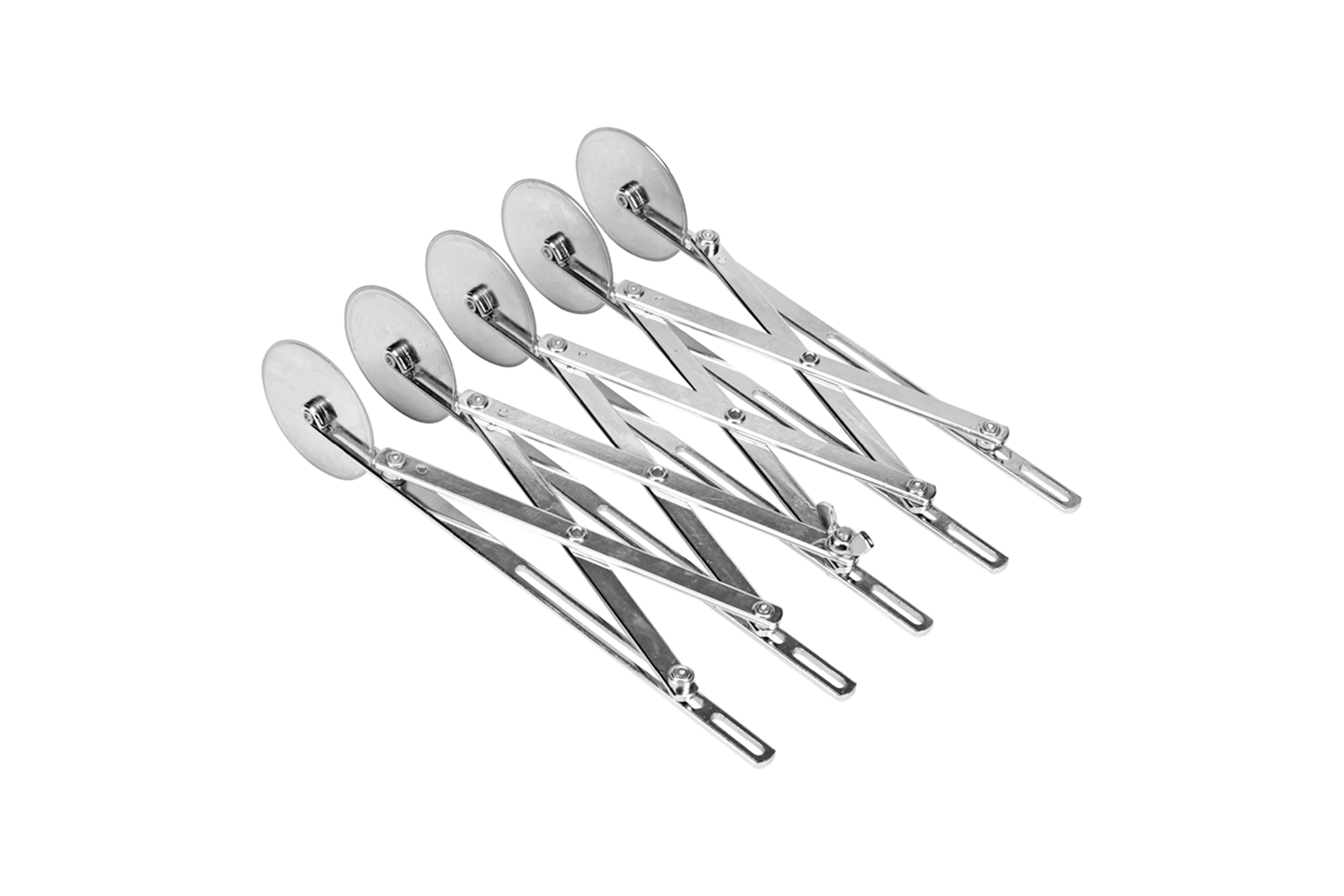 Teigschneider, einfach, 5 Rädchen, rund