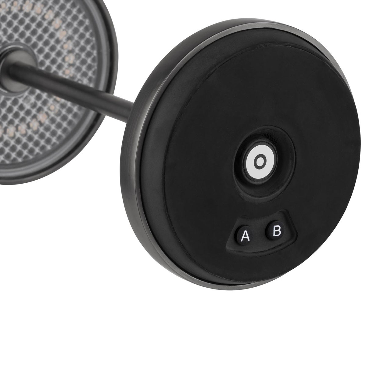 Tischleuchte JOSEF MINI, Metall, Farbe: gunmetal, 1x LED 2,2 W / 170 lm, dimmbar in 3 Stufen, D: 8 cm, H: 20,5 cm