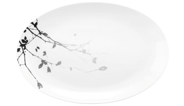 Seltmann Weiden, Liberty : Dark Rose Hip - Servierplatte oval 31,5 x 21 cm