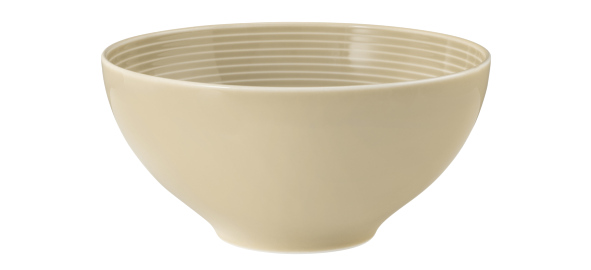 Seltmann Weiden, Beat : Sandbeige - Schüssel rund mit Relief, 15,5 cm/ 0,77 ltr.