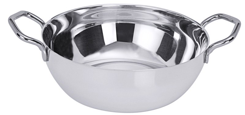 Beilageschale, tief, Edelstahl, I: 2 ltr., D: 22 cm, H: 6,5 cm