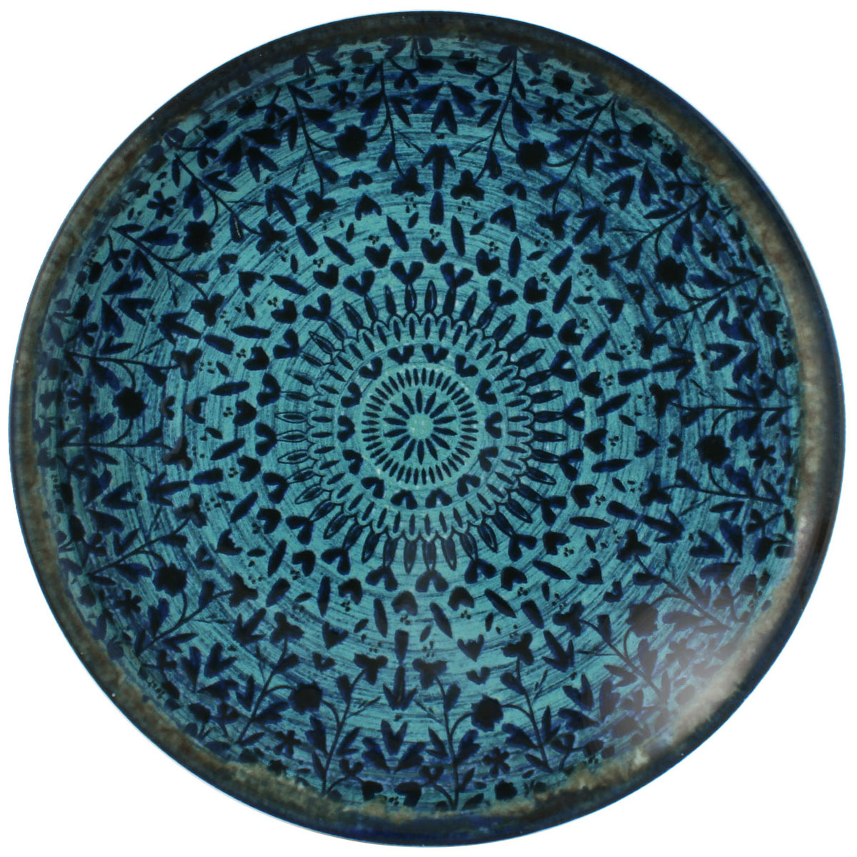 Heart & Soul, Mirage : Indigo - Teller flach rund coup, 33 cm