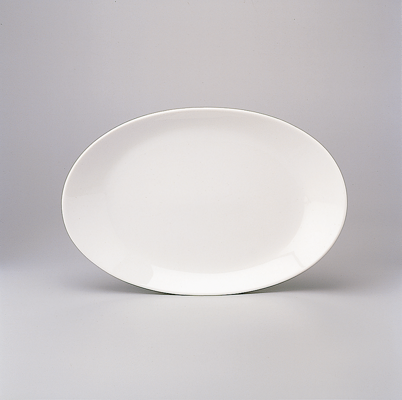 Schönwald, Unlimited - Platte coup oval, weiss, uni, 32 x 21,3 cm