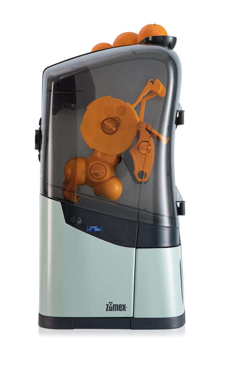 ZUMEX - MINEX, Saftpresse für Früchte 6,5 - 7,8 cm, 38,3 x 36,8 x 71,2 cm, Farbe: Black