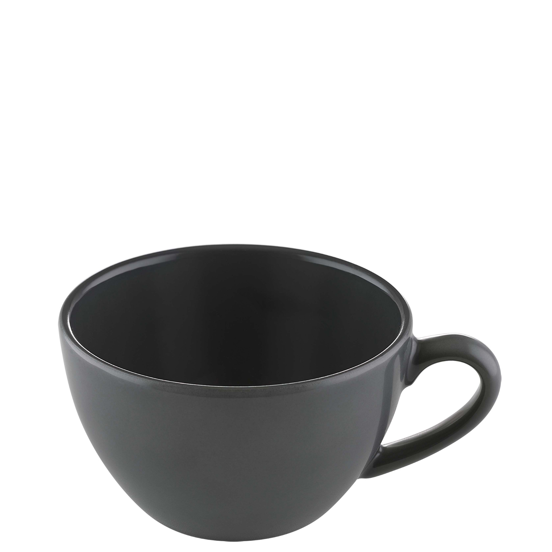 Bauscher, Sandstone : Dekor 700560 Dark Gray Uni - Cappuccino-Obere nieder 0,25 ltr.