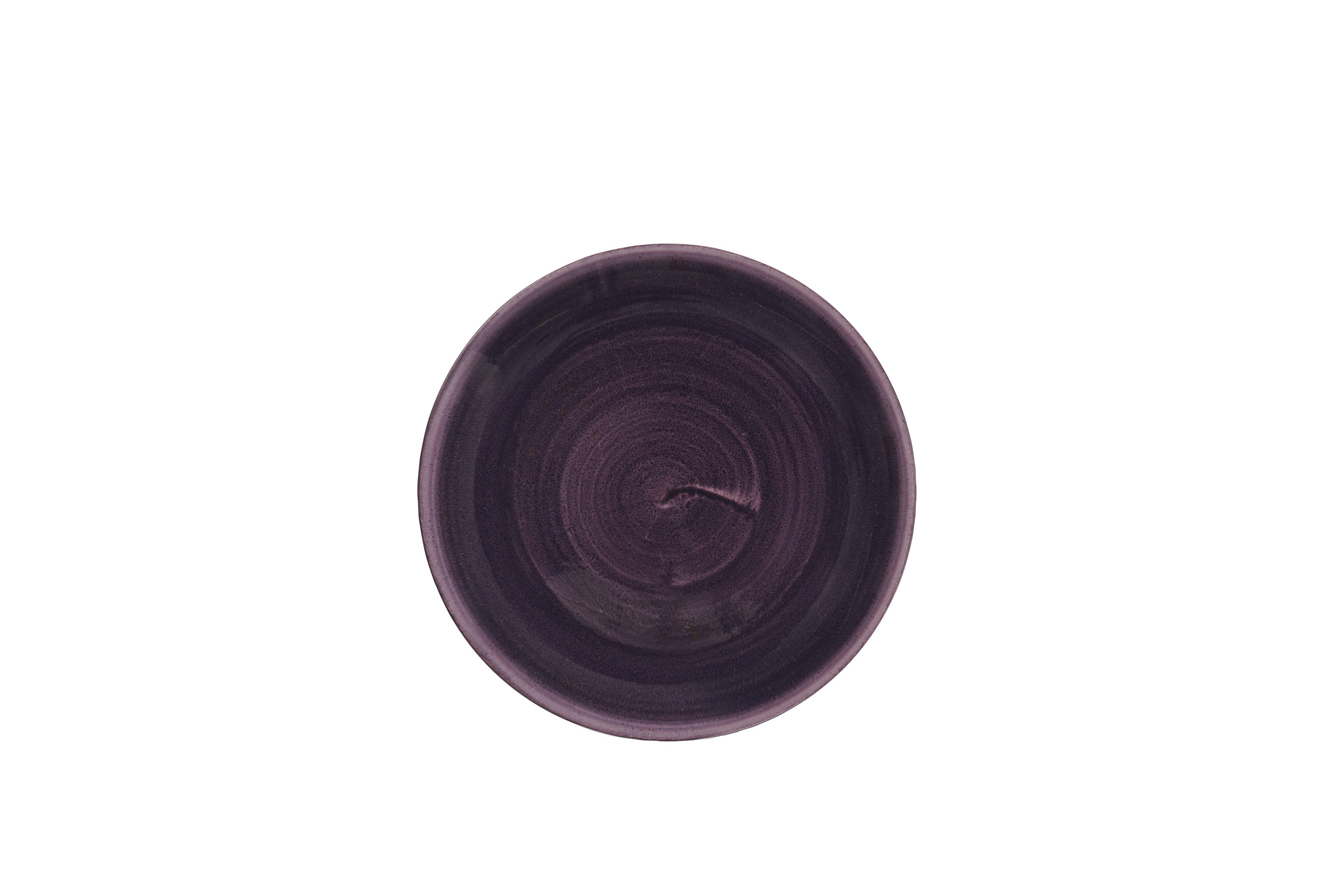 Churchill, Stonecats Patina : Deep Purple - Teller flach Coup, 21,7 cm