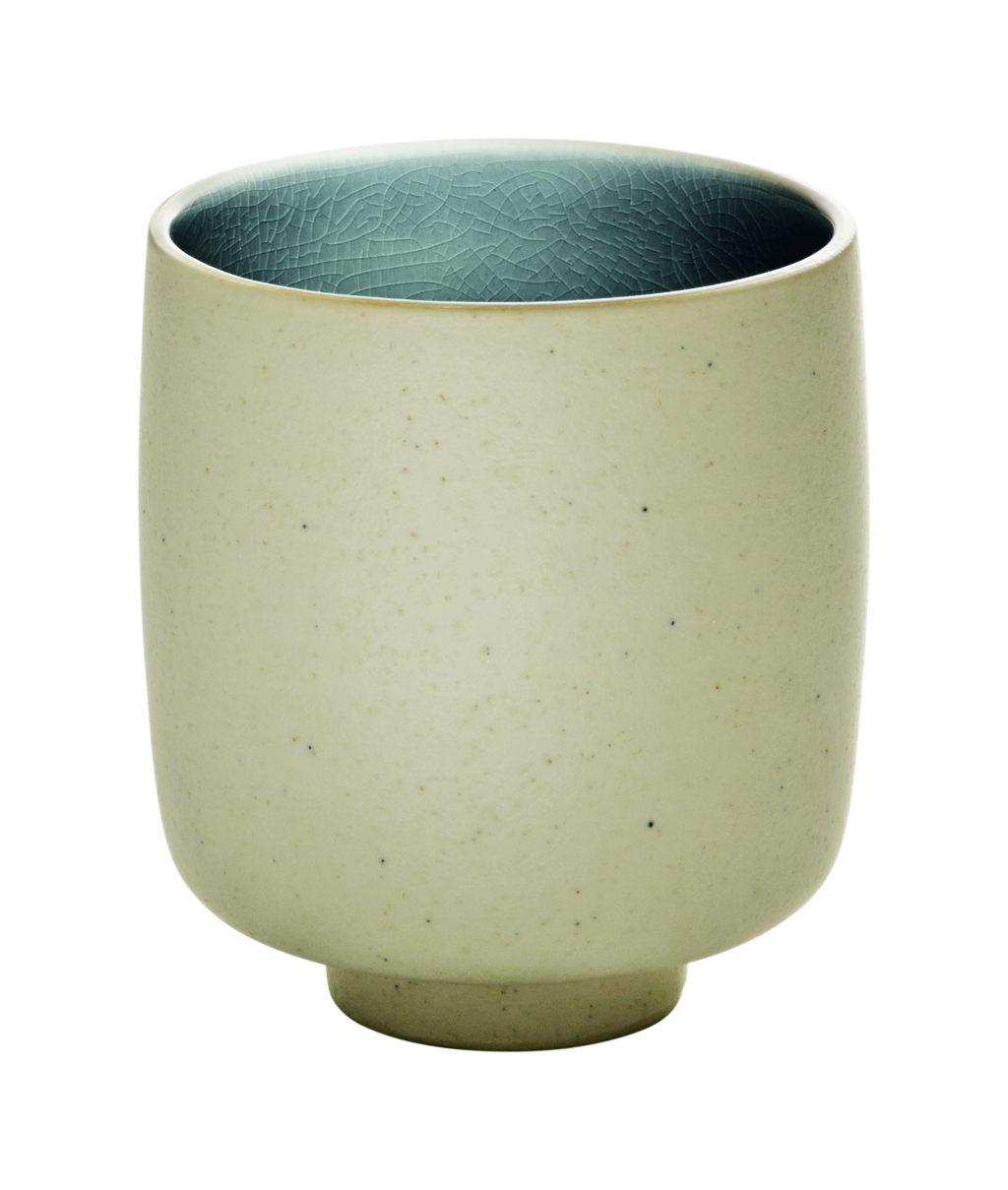 Playground, Steinzeug - NARA Grau : Becher o. Henkel 8 x 3,1 cm/ 0,3 ltr.