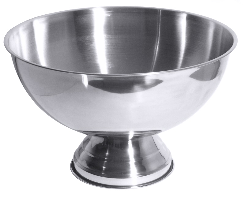 Champagnerkühler, Edelstahl, I: 12 ltr., D: 38 cm, H: 25 cm