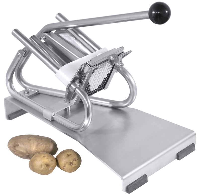 Pommes frites-Schneider, ohne Schneideinsatz/Drücker, Edelstahl, L: 44 cm, B: 25 cm, H: 33,5 cm