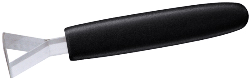 Dreieck-Garnierschneider, Edelstahl, L: 13 cm, Schneidebreite: 2 cm