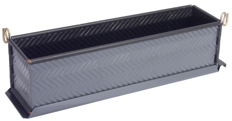 Antihaft-Pastetenform geriffelt, PTFE beschichtet, Stahl, I: 1,5 ltr., 30 x 7 x 8 cm