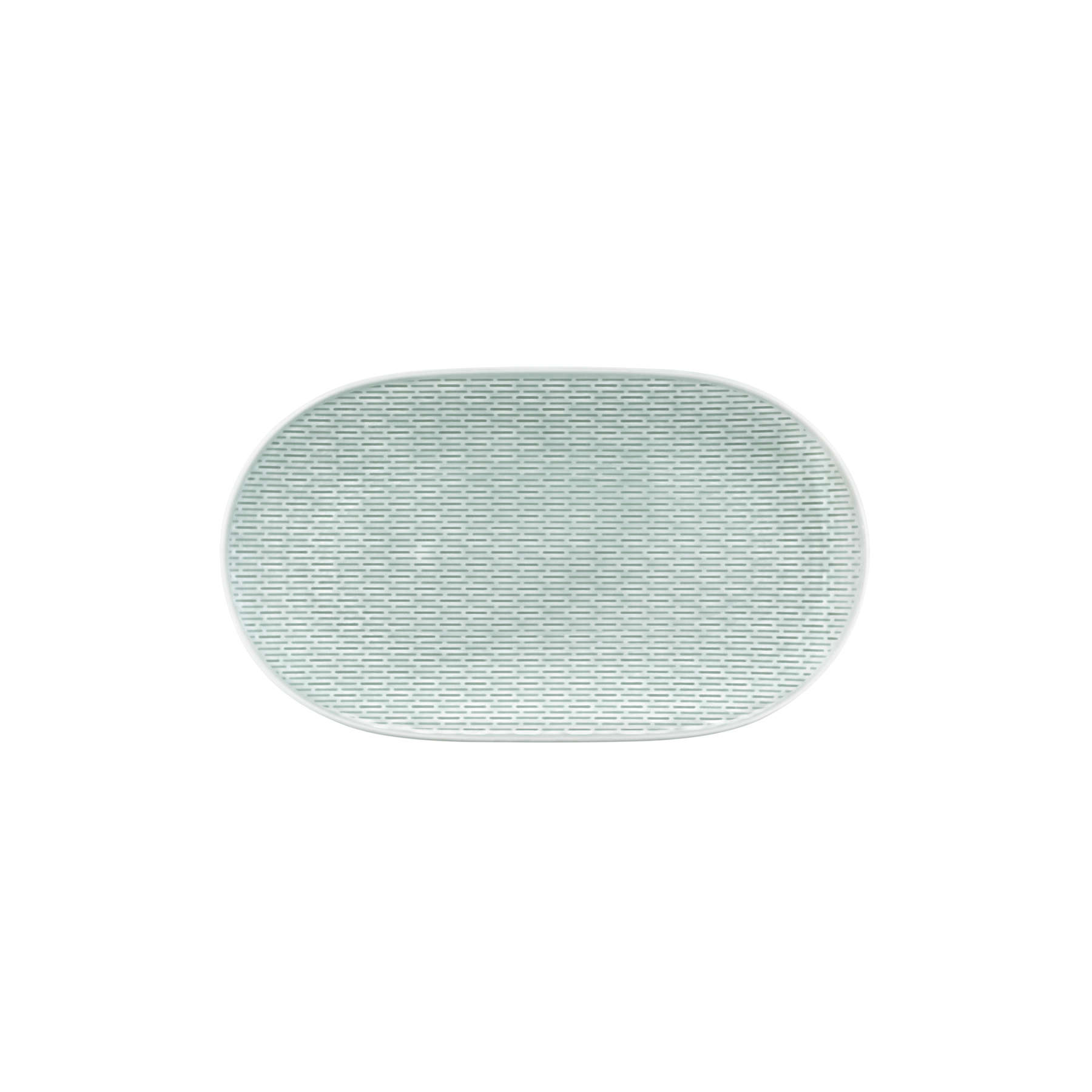 Bauscher, Scope : Glow Sea - Platte oval coup, relief, 23 x 15,1 cm