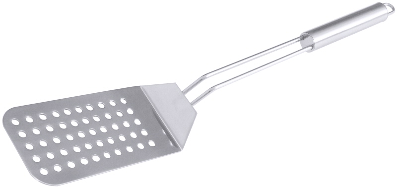 Pfannenwender POLARIS, Edelstahl, 13 x 7 cm, Stiellänge: 38 cm