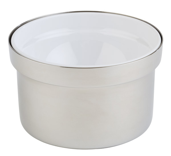 Schale BRIDGE, D: 23 cm, H: 13,5 cm, 18/8 Edelstahl