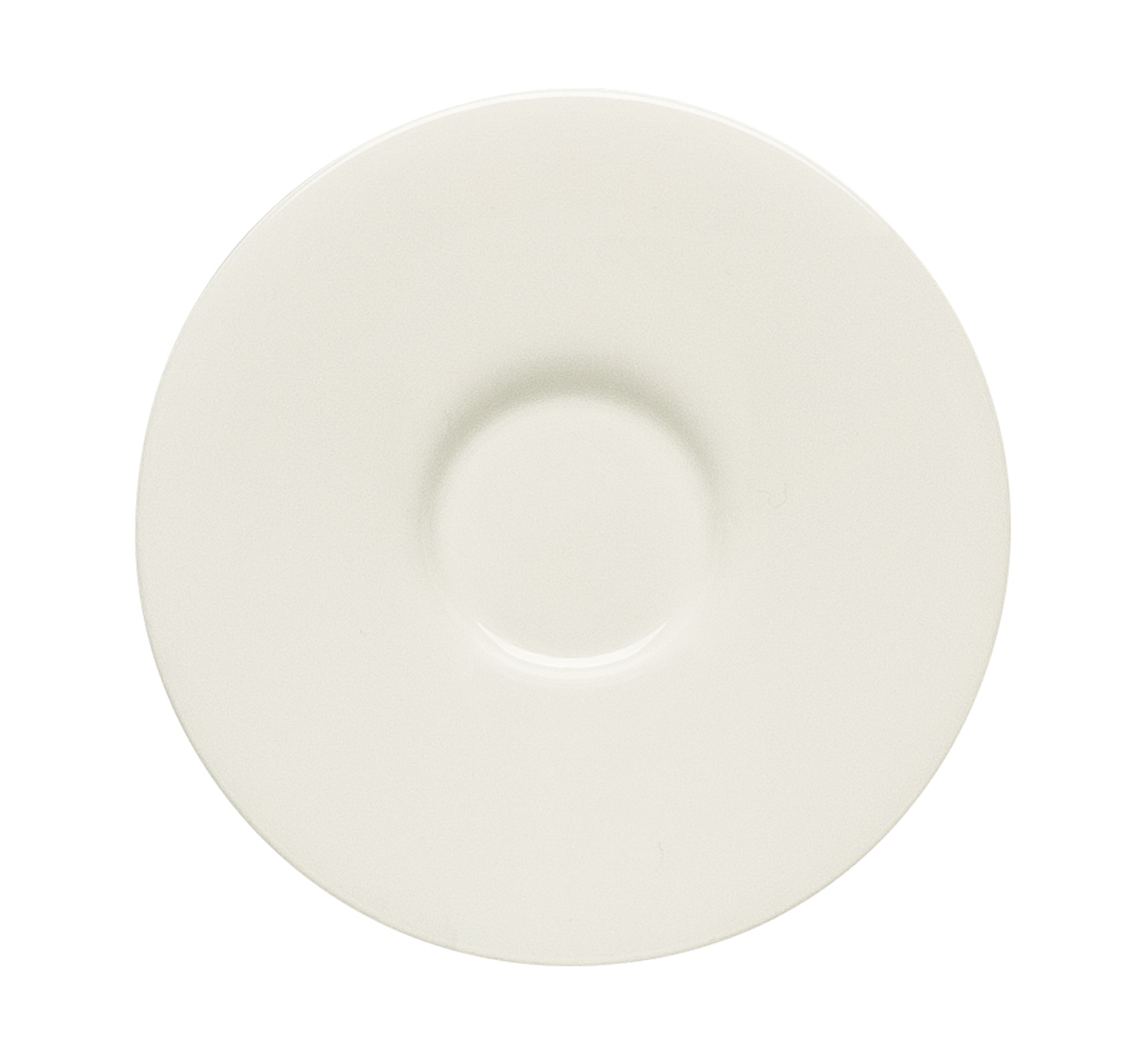 Bauscher, Purity - Espresso-Untere rund, bonewhite, uni, 13,5 cm