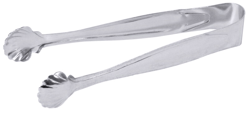 Zuckerzange, fugenlos, Edelstahl, L: 10,5 cm