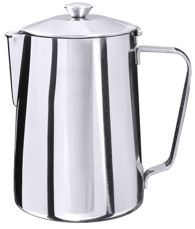 Kaffeekanne, Scharnierdeckel, Edelstahl, I: 0,3 ltr., H: 10,5 cm