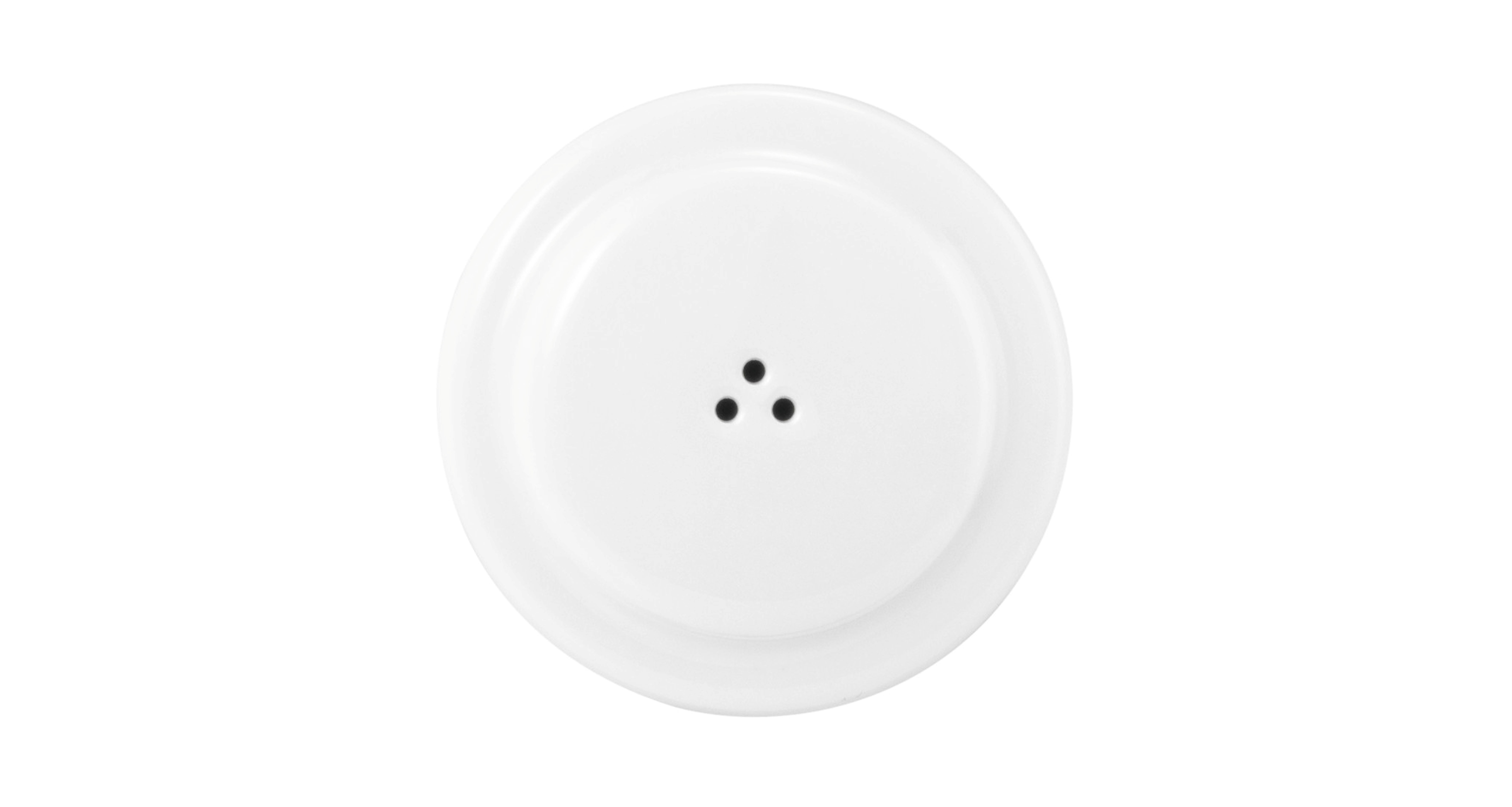 Seltmann Weiden, Blues - Garnitur Salz u. Pfeffer (glatt), weiss, uni, 5,5 cm