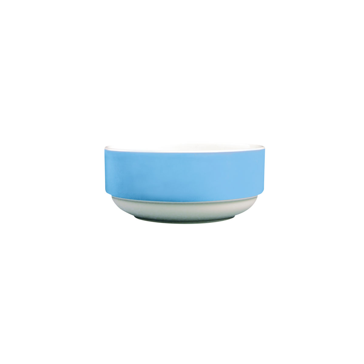Eschenbach, Color - Dessertschale hoch rund, weiss/ hellblau, 12 cm