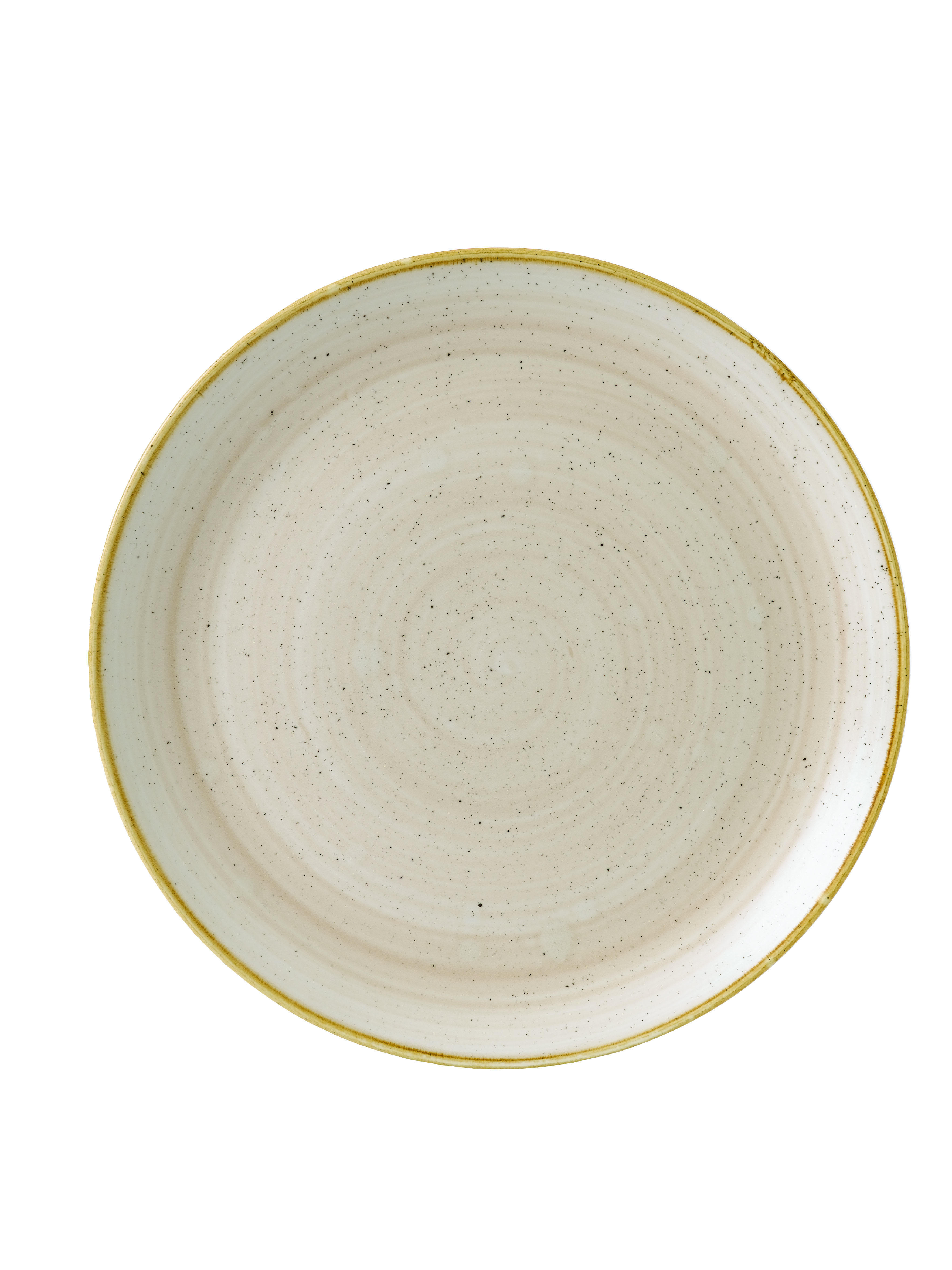 Churchill, Stonecast : Nutmeg Cream - Teller flach Coup, 32,4 cm