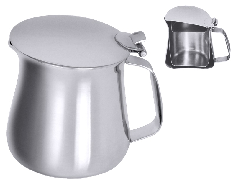 Isoliertes Kaffeekännchen, Klappdeckel, Edelstahl, I: 0,3 ltr., D: 10 cm, H: 9,5 cm
