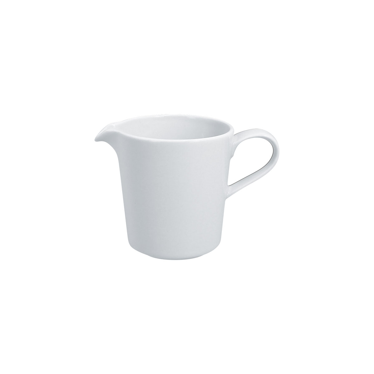 Milchkännchen, uni, weiss, 8,1 x 8,9 cm / 0,25 ltr.