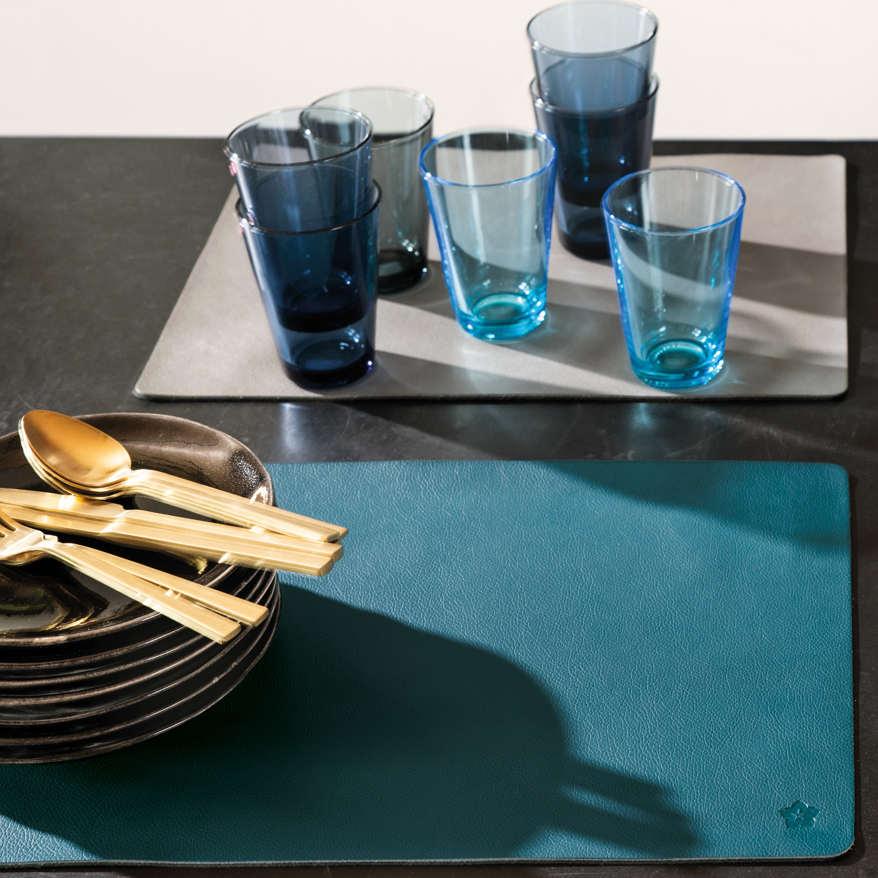 Tischset Jazz-O - Abwischbares Kunstleder 33 x 46 cm