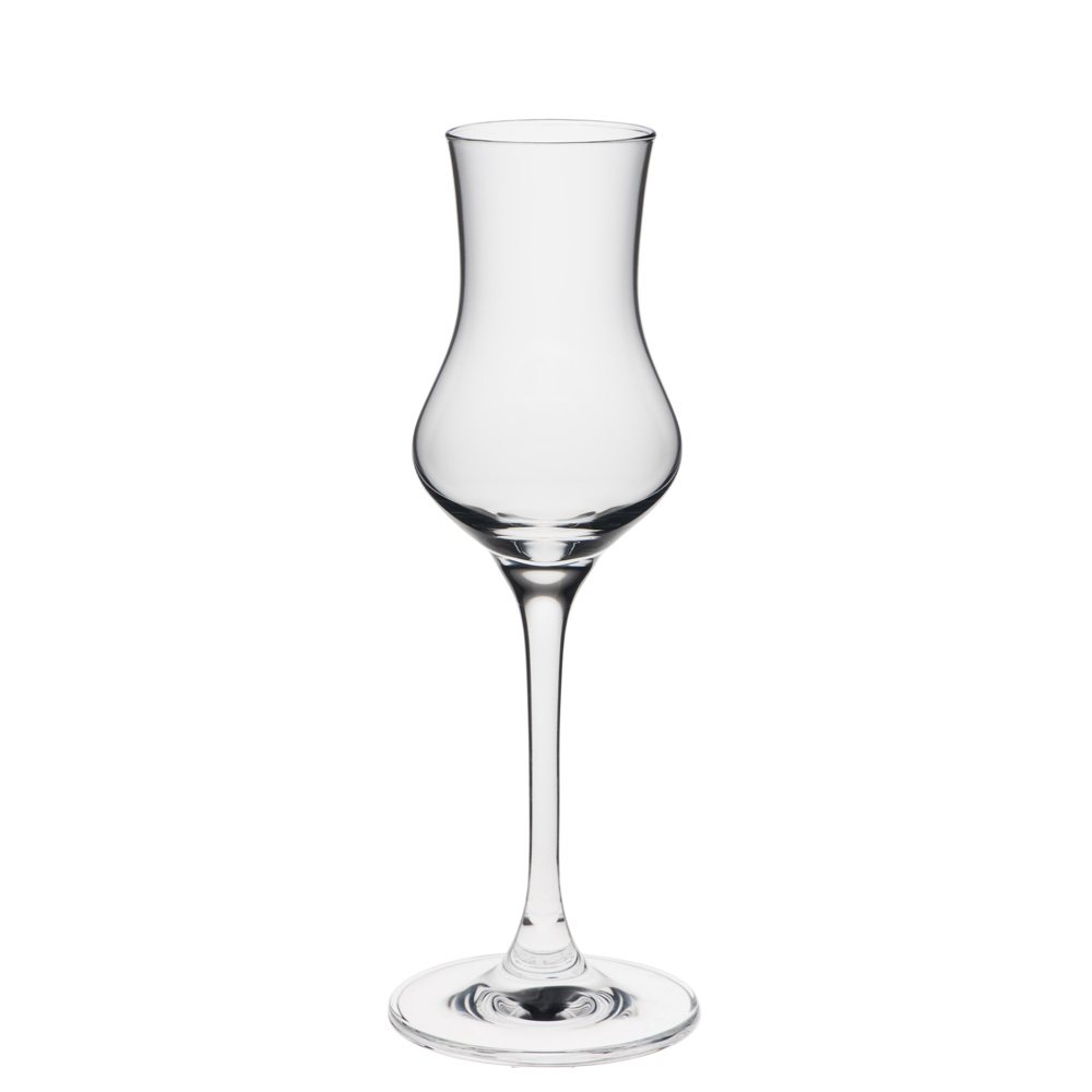 Grappa Edition Nr. 35 m. Füllstrich 2 + 4 cl |-|, Inhalt: 90 ml, H: 182 mm, D: 64 mm