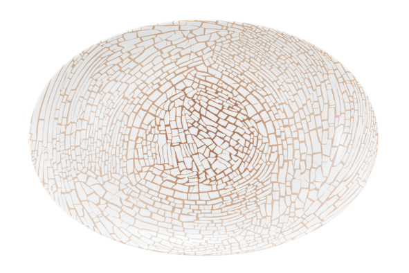Seltmann Weiden, Liberty : Krakelee - Servierplatte oval, 31,5 x 21 cm
