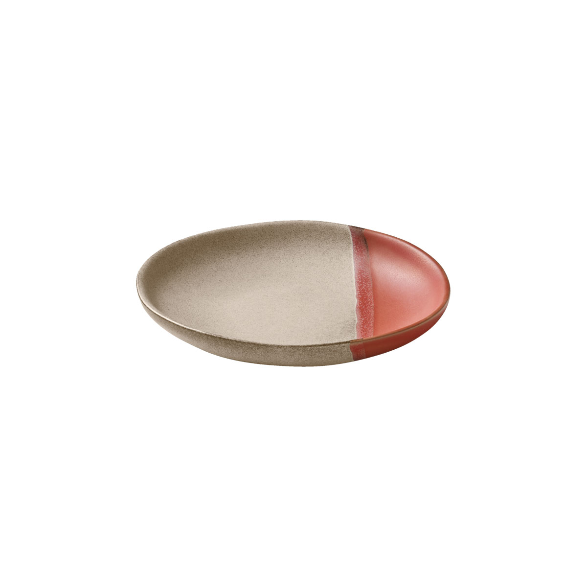 Playground, Steinzeug - SPOT ON Coral : Teller flach coup rund, 15 cm